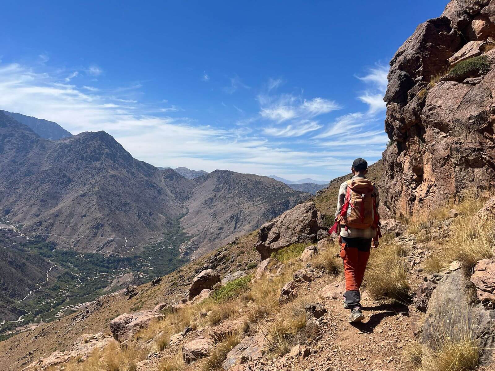 Local mountain guide from Imlil during the Talamrout Summit hike